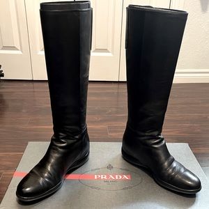 PRADA Calzature Donna Nappa Sport Boots Size 39